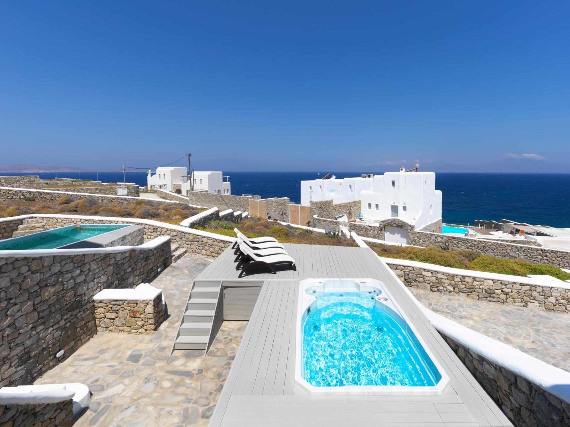 Sunset Villas In Mykonos By White Hills Mykonos Town Esterno foto